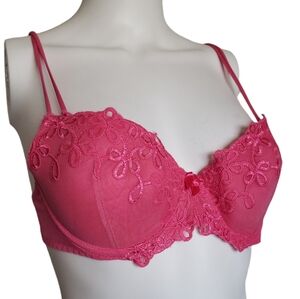 Pink Lace Bra Underwire Size ( 36B )